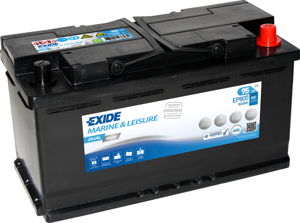 Exide Dual AGM 12V 95Ah