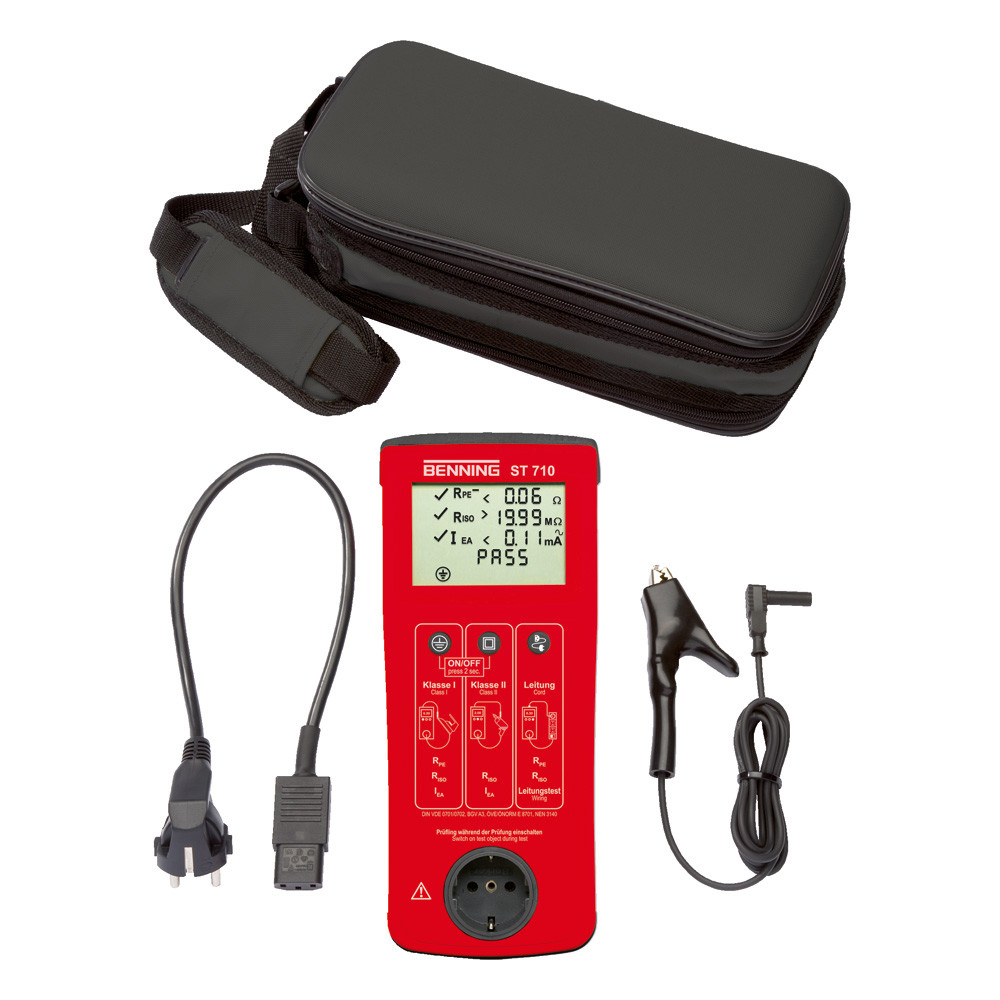 Device Tester ST 710, battery-powered