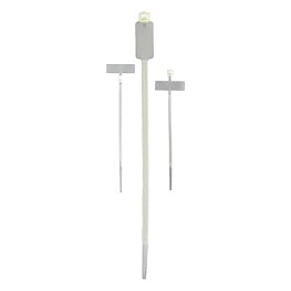 Cable ties with label area, natural color, 2.5 mm, 200 mm