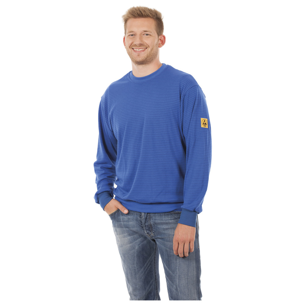 ESD sweatshirt, blue