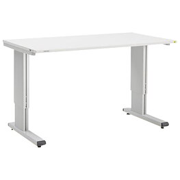 Arbetsbord WB, höjdjusterbart, ESD, 800 x 1 500 mm, insexskruv