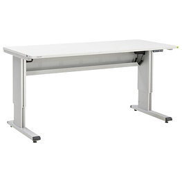 Arbetsbord WB, höjdjusterbart, ESD, 800 x 1 800 mm, elmotor