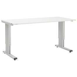 Arbetsbord WB, höjdjusterbart, ESD, 800 x 1 800 mm, insexskruv