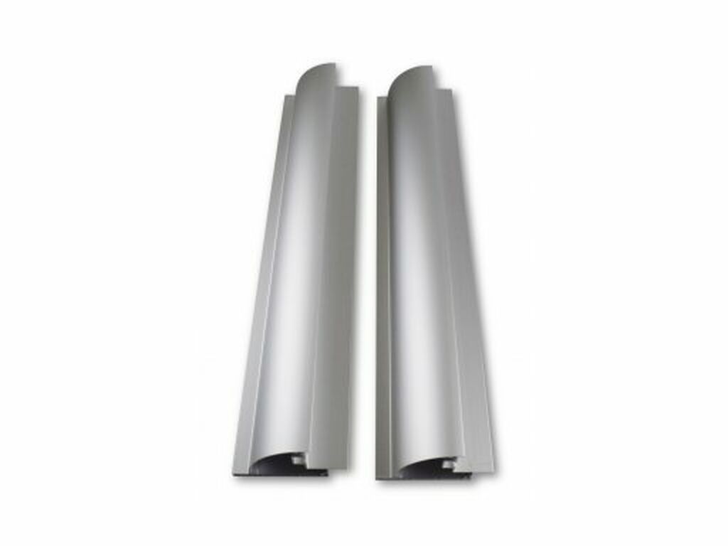 Aluminum spoiler set - silver 668*35mm