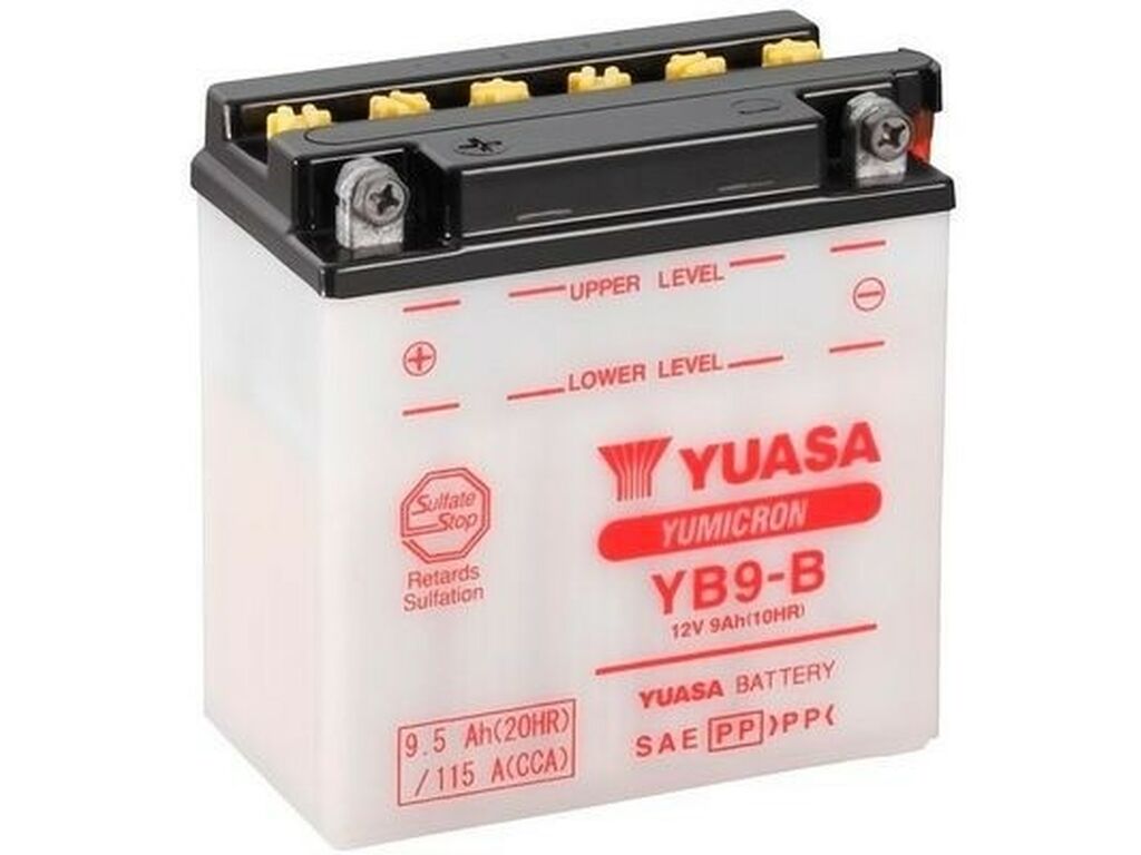 Yuasa Mc batteri  YB9-B 12v 9,5 Ah