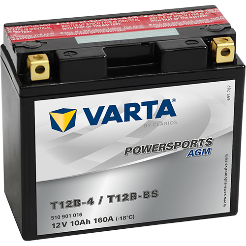 Varta Mc battery AGM T12B-4 12V 10Ah