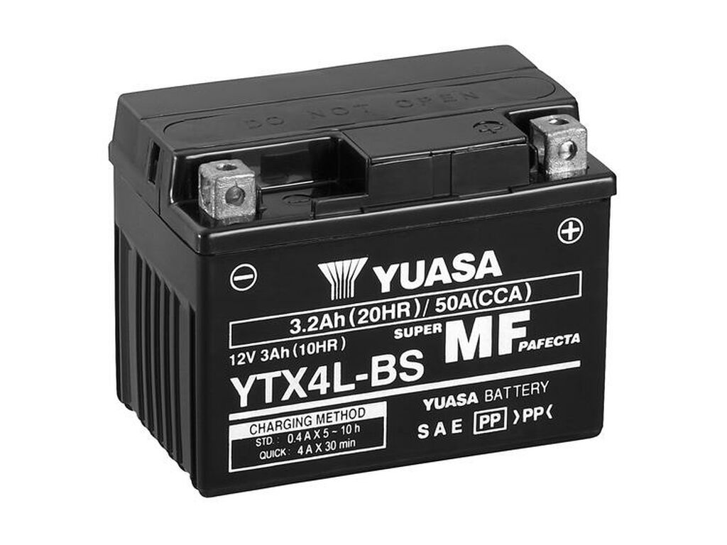 Yuasa Mc batteri  YTX4L-BS MF AGM 12v 3,2 Ah
