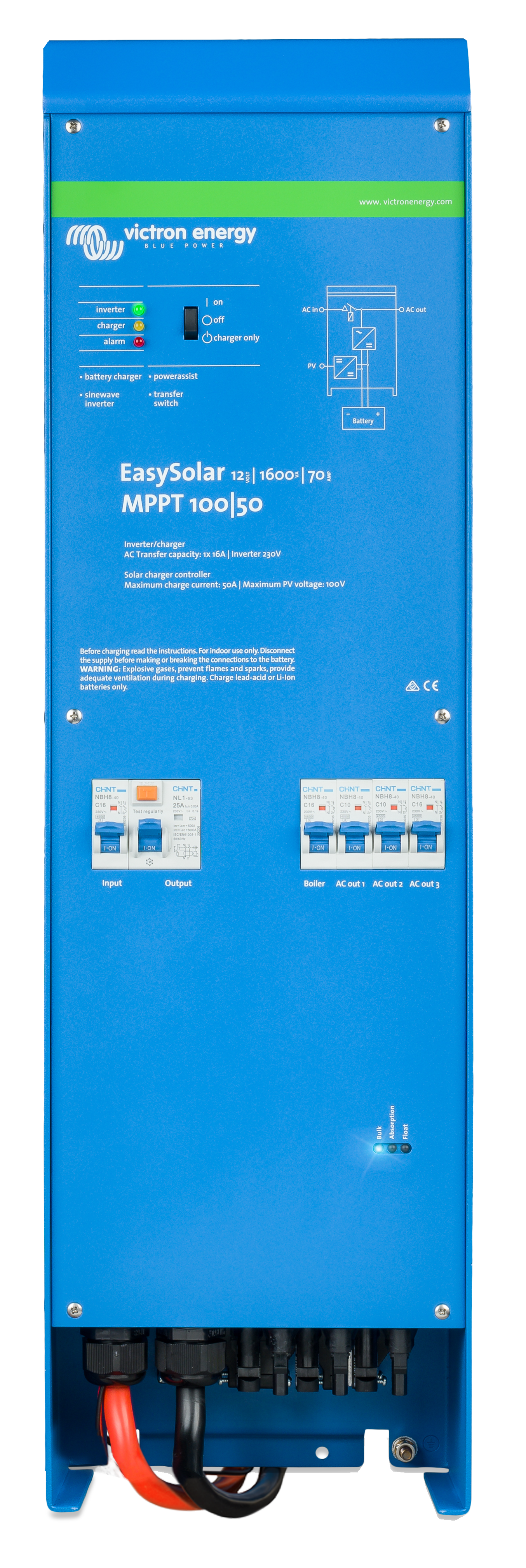 EasySolar 12/1600/70-16 MPPT 100/50