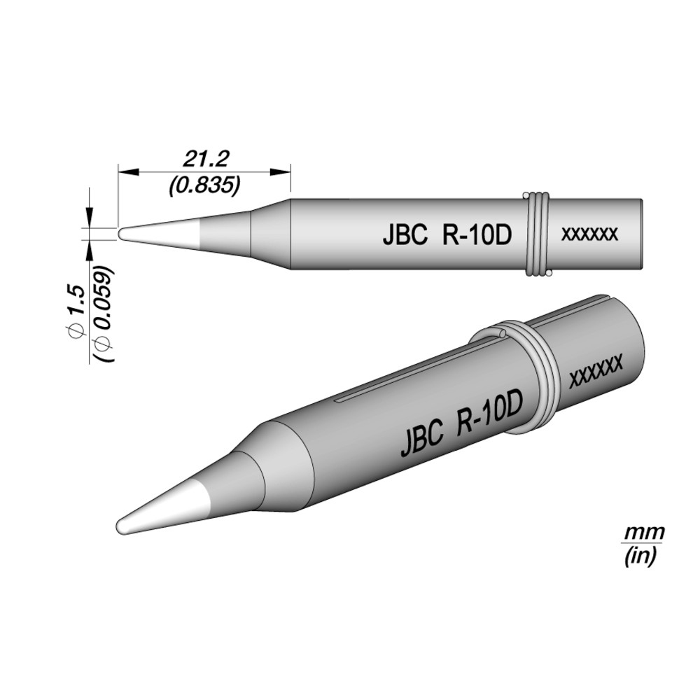 Long Life Soldering Tip R-10 D