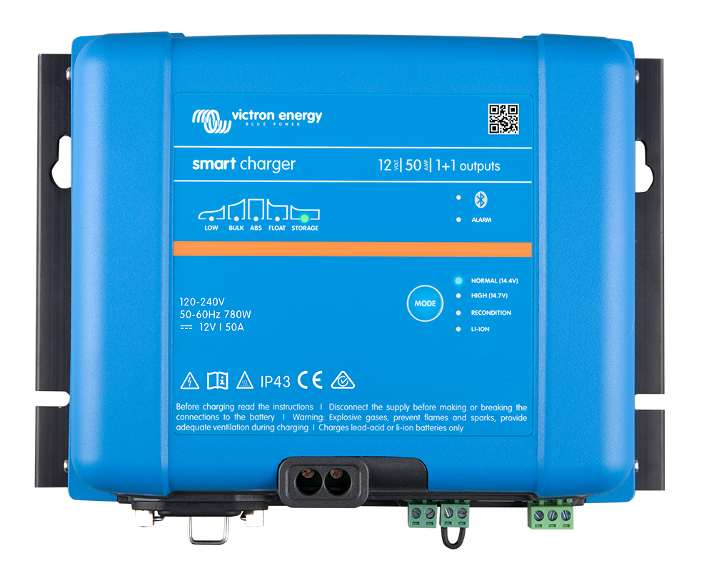 Smart IP43 Charger 12V 50A 1+1