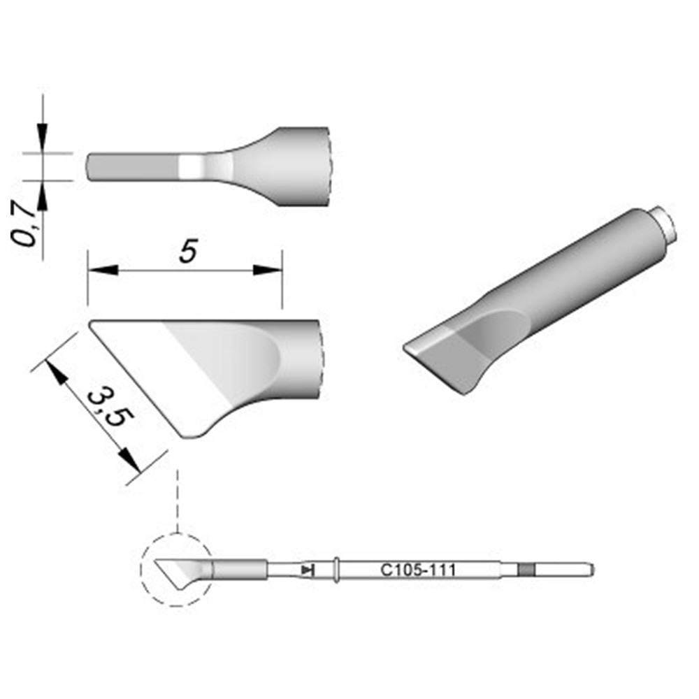 Soldering Cartridge Leadfree C105-111 - 2