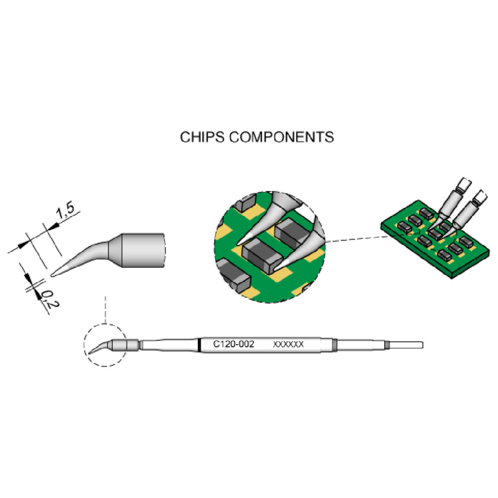 Soldering Cartridge Leadfree C120-011 - 2