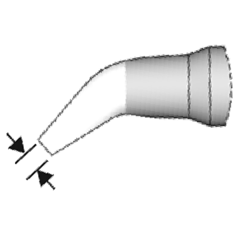 Lödspets serie C130, mejselform, C130418/3,2 x 1,5 mm, böjd - 3