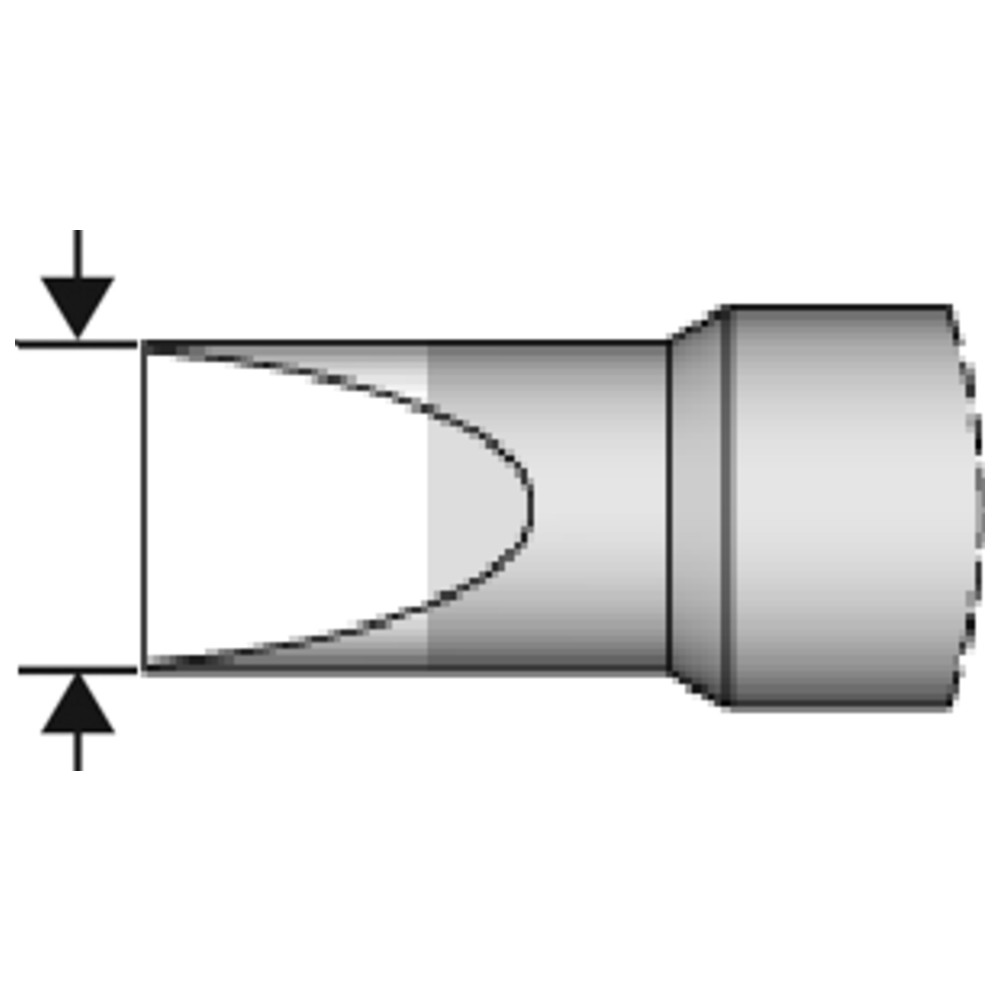 Lödspets serie C210, mejselform, C210024/0,8 x 0,3 mm, rak, - 3