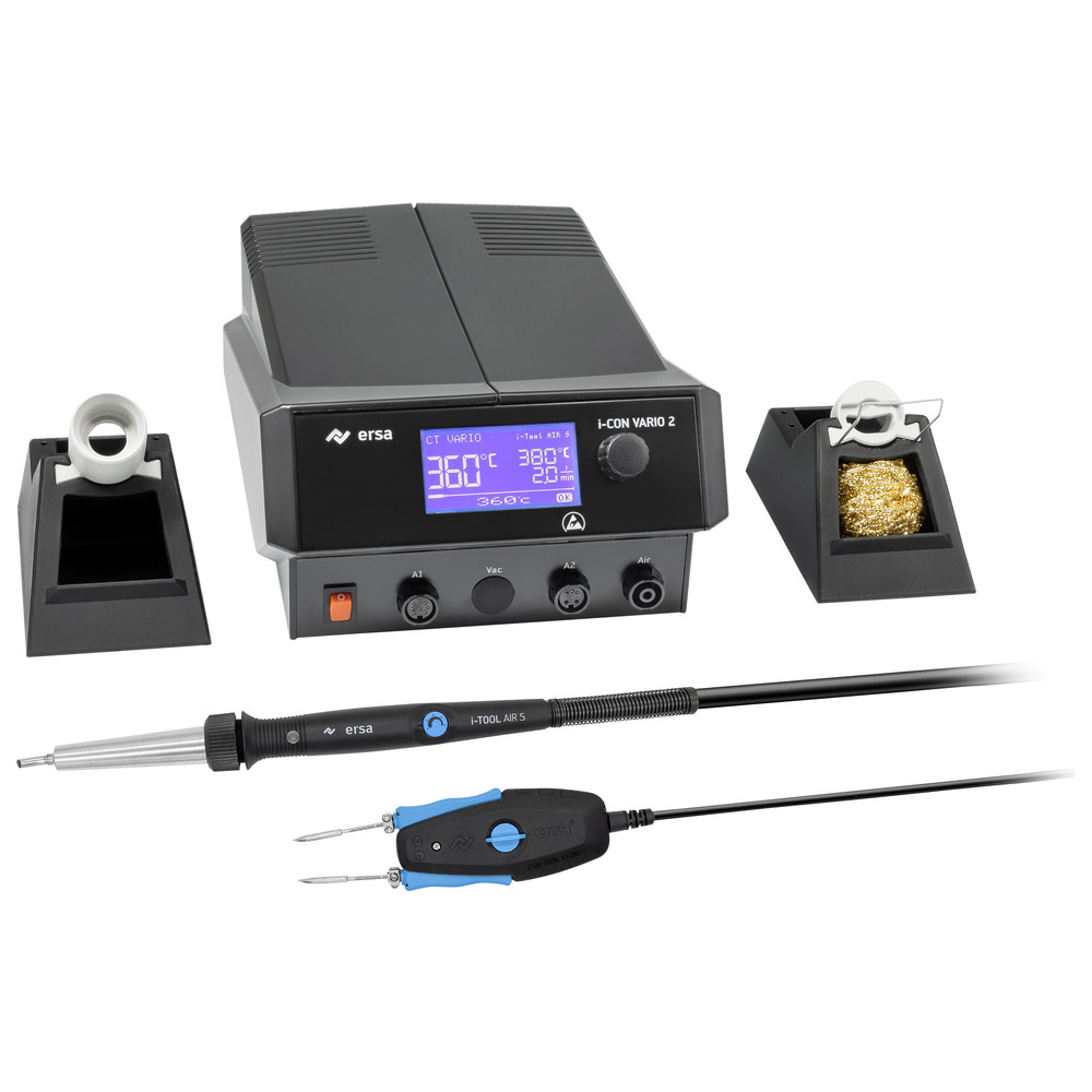 i-CON VARIO 2 MK2 Soldering Station, CHIP-TOOL VARIO, and i-TOOL AIR S