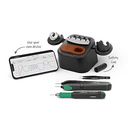 B.IRON Precision Station with Nano handpiece and tweezers, including tablet