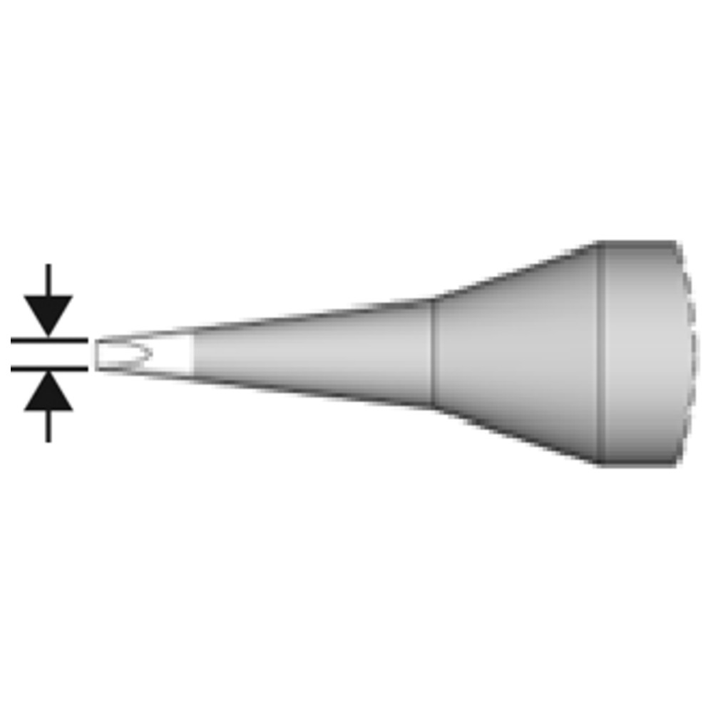 Lödspets serie C245 mejselform, C245770/2,4 x 0,3 mm, rak, High Thermal - 3