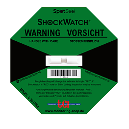 ShockWatch L-30, grön, 100 g / 50 ms