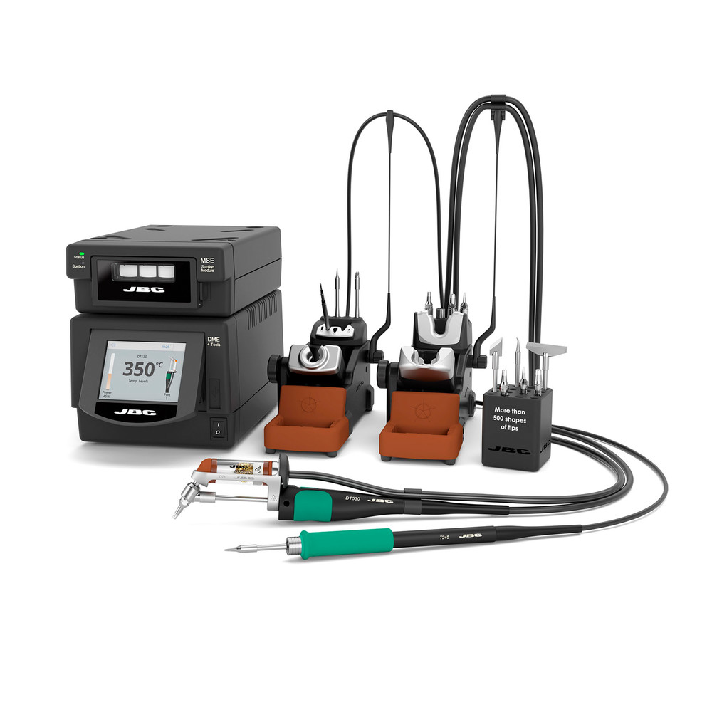 4-kanals reparationsstation DMSD-2QA, med vinklad avlödningskolv DT530