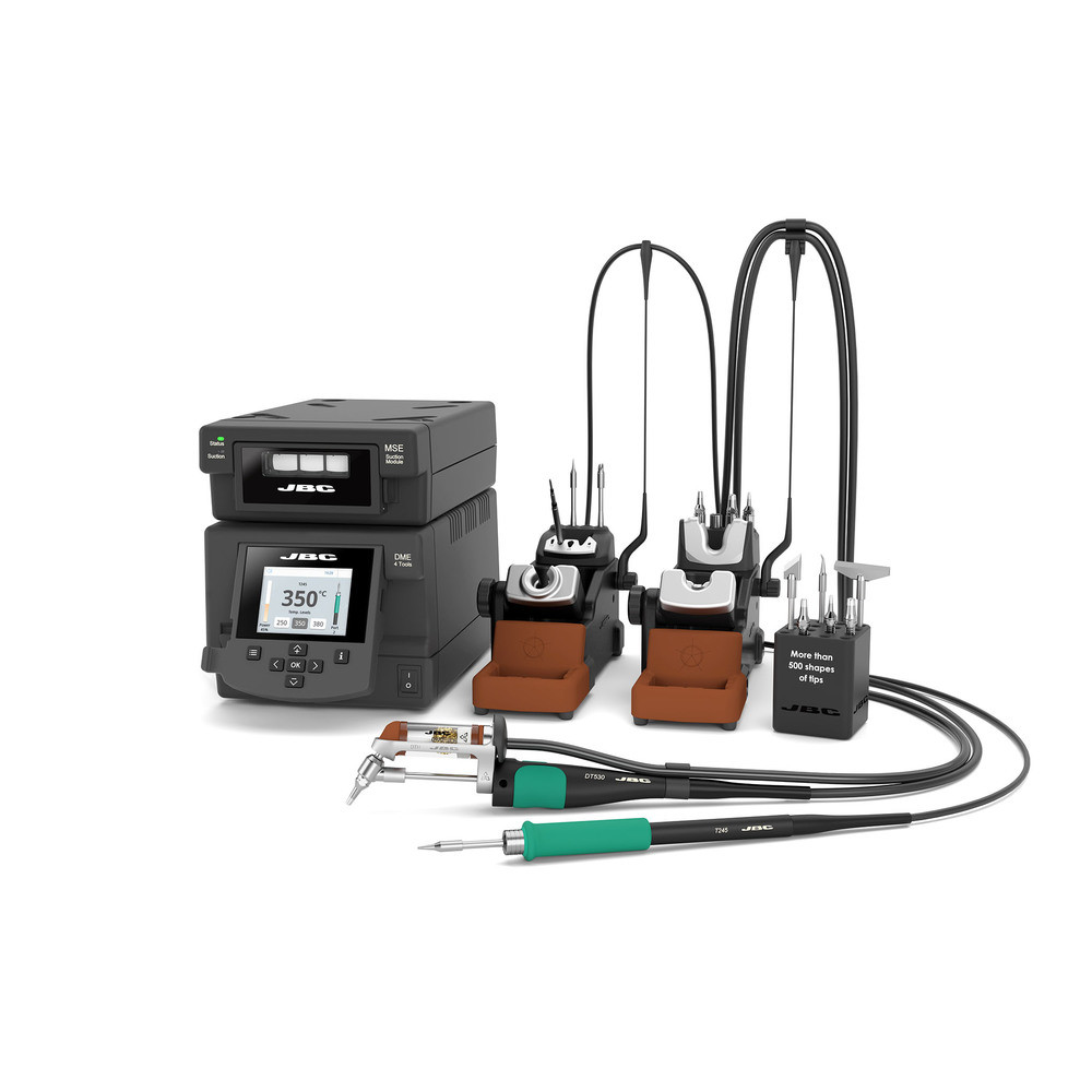 4-channel repair station DMSD-2QB, with angled desoldering iron DT530