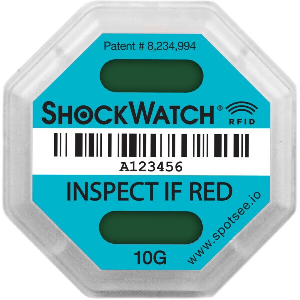 ShockWatch RFID 10g, turquoise