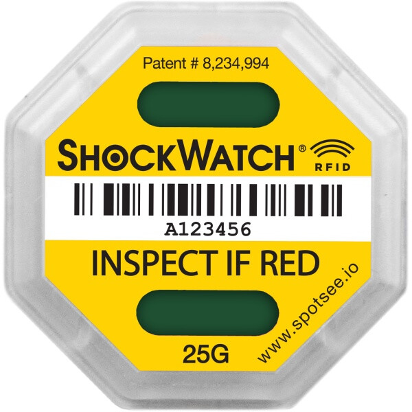 ShockWatch RFID 25G, yellow