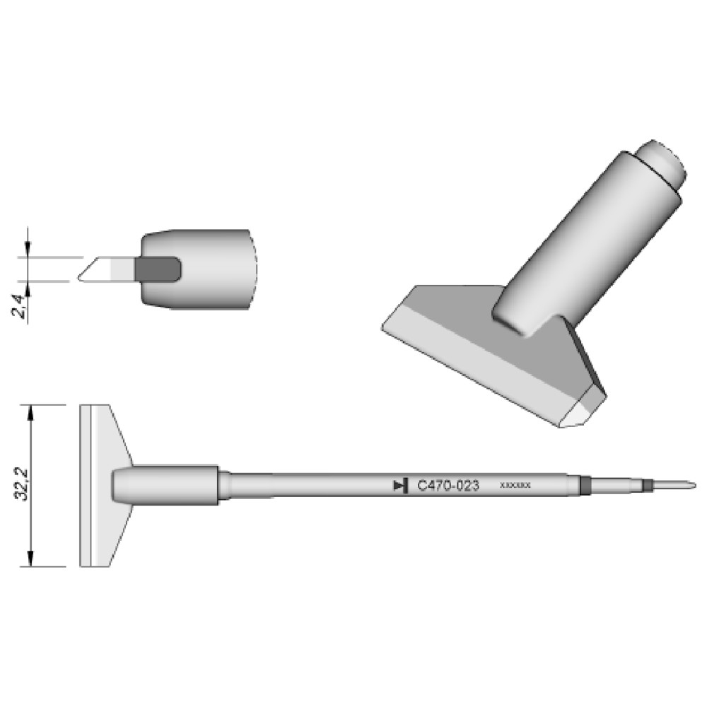 Solder cartridge lead free C470-009 Ø - 2