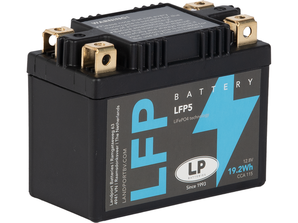 LP Litium Mc batteri YTX4L-BS mfl. 12v 19,2Wh - 2