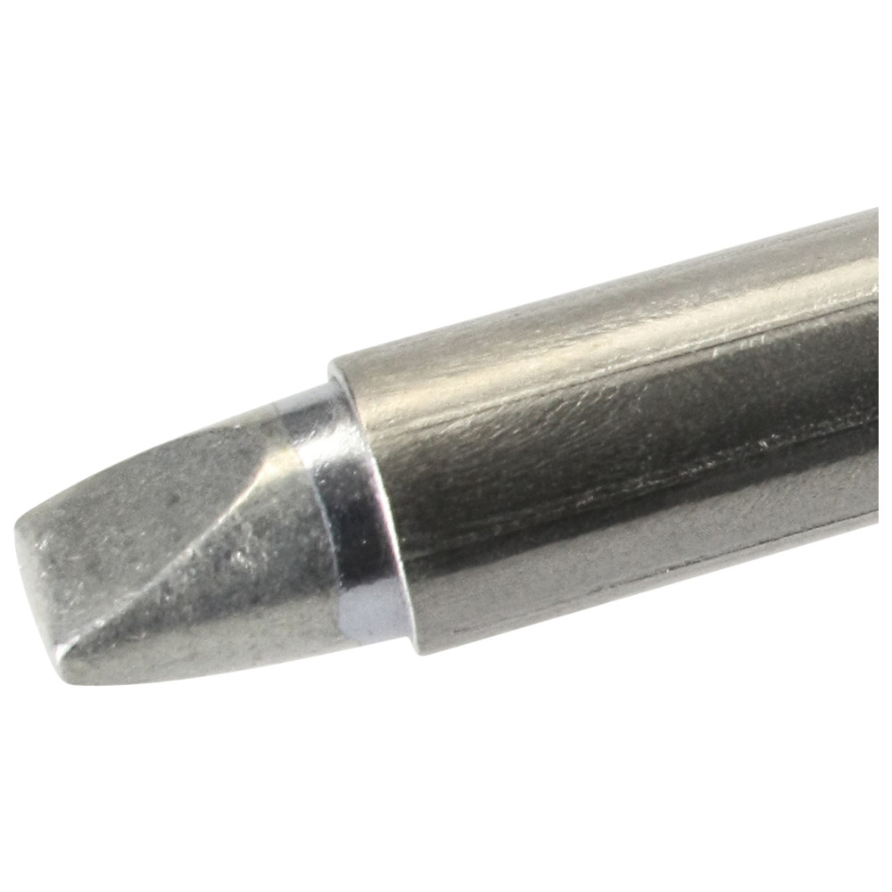 Lödspets serie C470, mejselform, C470034/3,5 x 1,5 mm, böjd