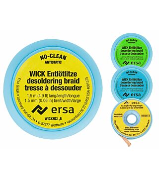 Desoldering wire 4.9 mm, winding length 1.5 m 0WICKNC4.9/SB