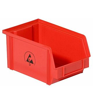 ESD storage boxes, red 5321.R.4