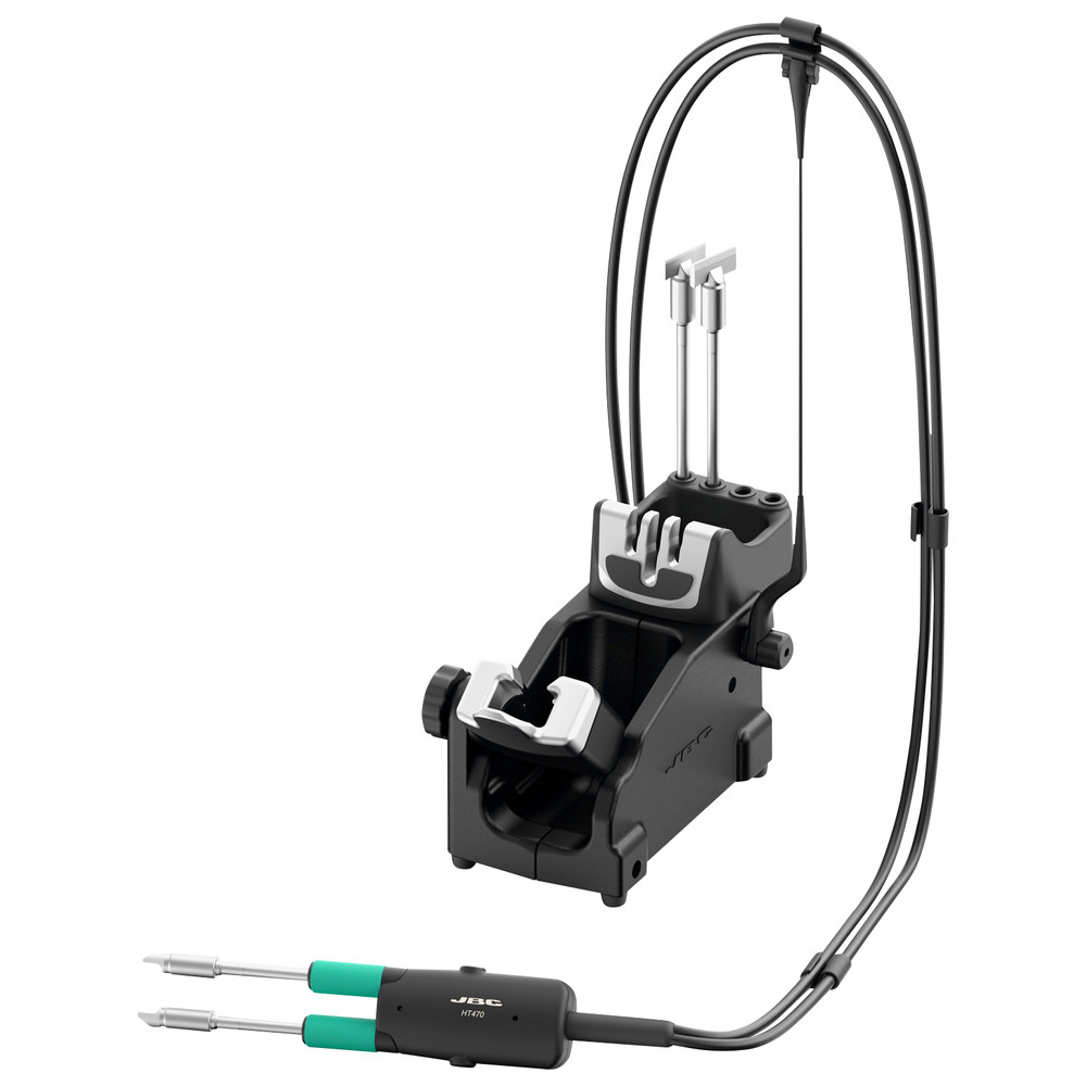 Desoldering tweezers HT470-B with HDTS stand, kit