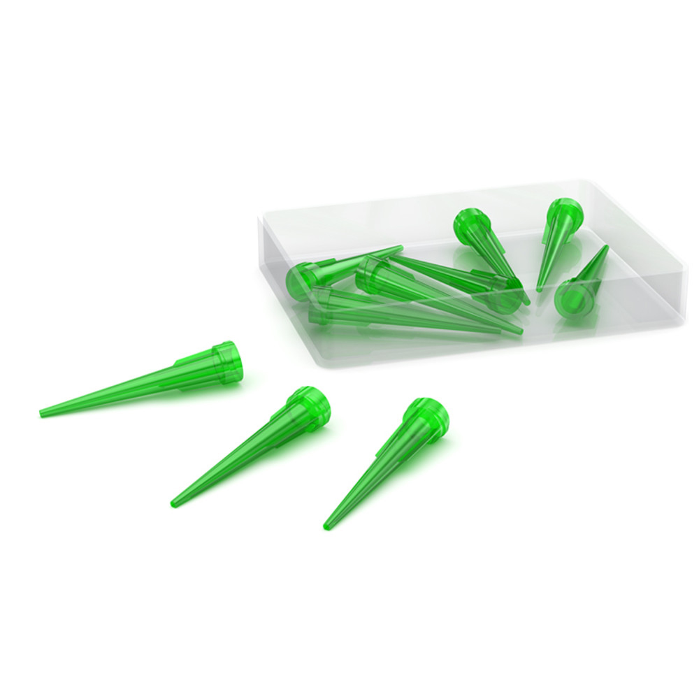 Doseringsnål i plast, 0,61 mm, rosa