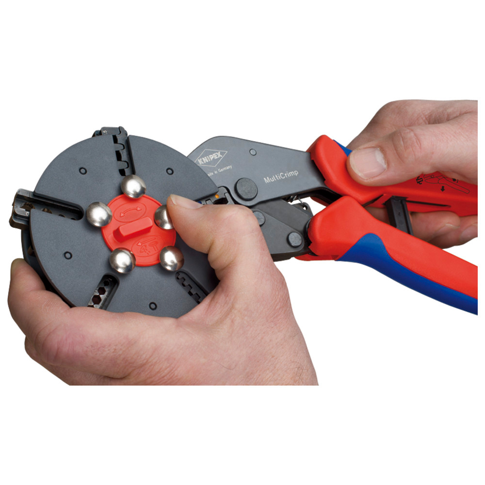MultiCrimp crimping pliers with interchangeable magazine, 5 interchangeable inserts - 4