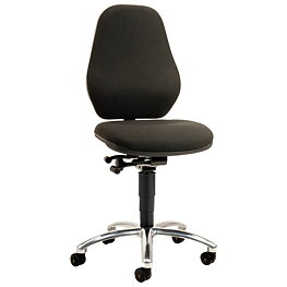 Arbetsstol Ergo 4all, ESD, svart (konstläder)