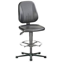 Arbetsstol Unitec 3, ESD, svart (konstläder)