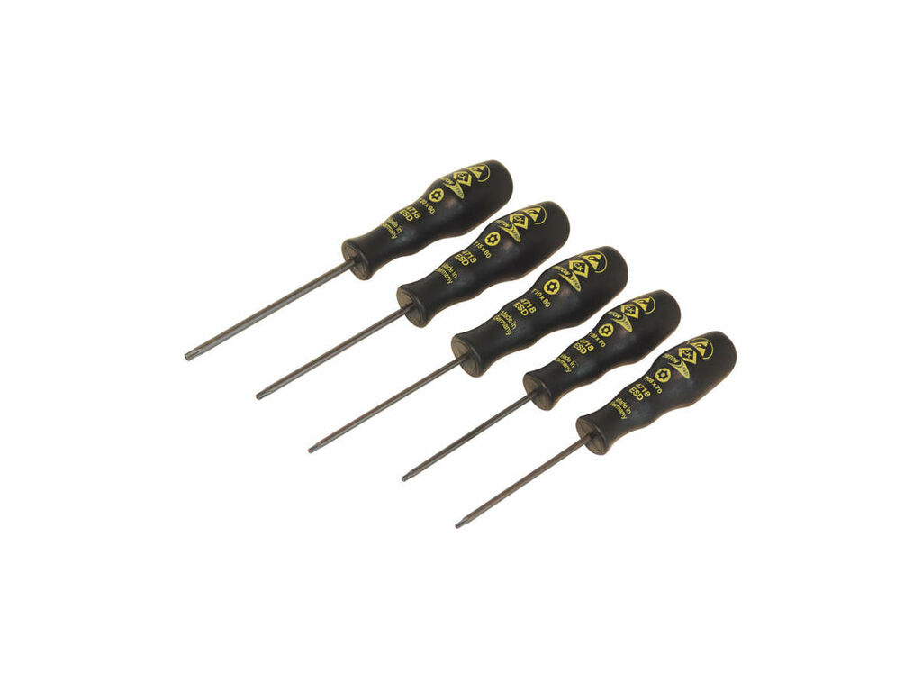 C.K Triton ESD Skruvmejsel TX Set om 5