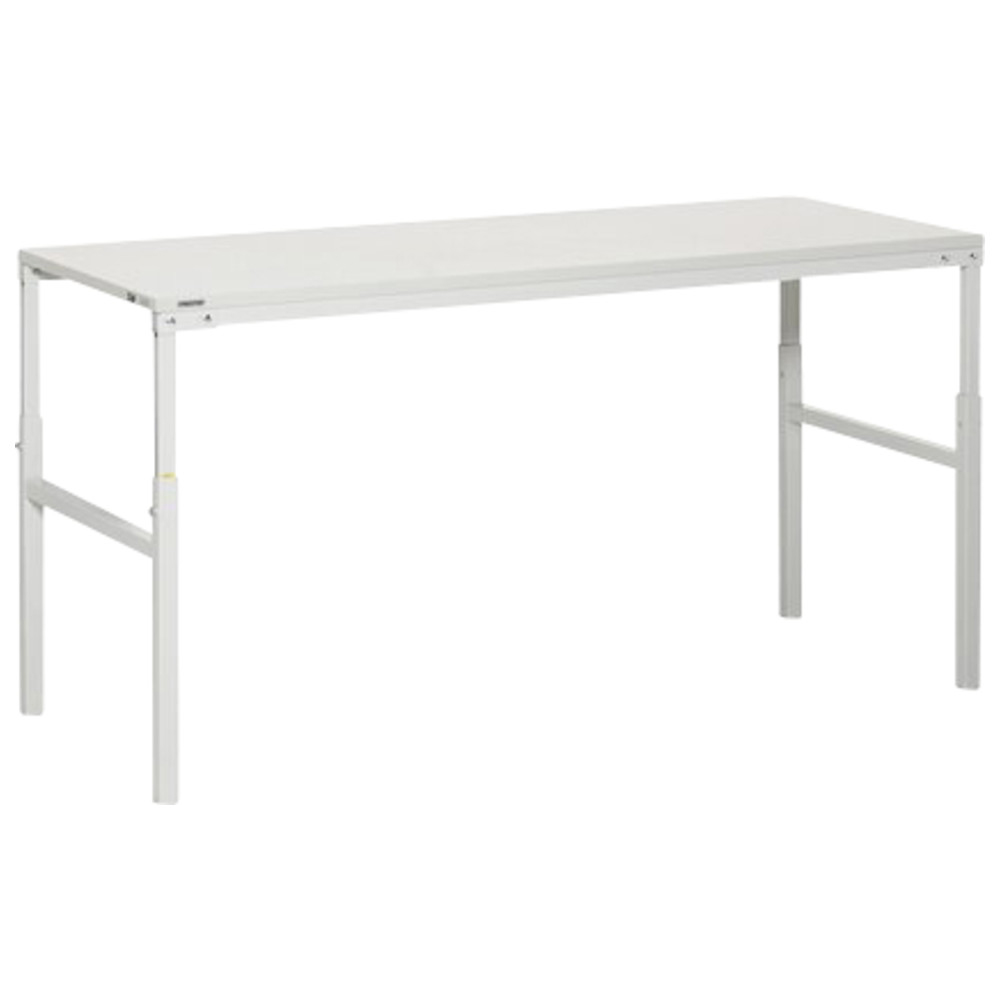 Arbetsbord TP, manuellt justerbart, ESD, 700 x 1 800 mm