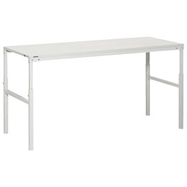 Arbetsbord TP, manuellt justerbart, ESD, 700 x 1 800 mm