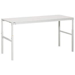Arbetsbord TP, manuellt justerbart, ESD, 900 x 1 800 mm