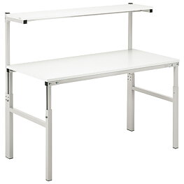 Arbetsbord TPH med hyllplan, ESD, 700 x 1 200 mm