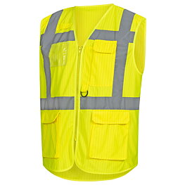 High-visibility vest, neon yellow, M