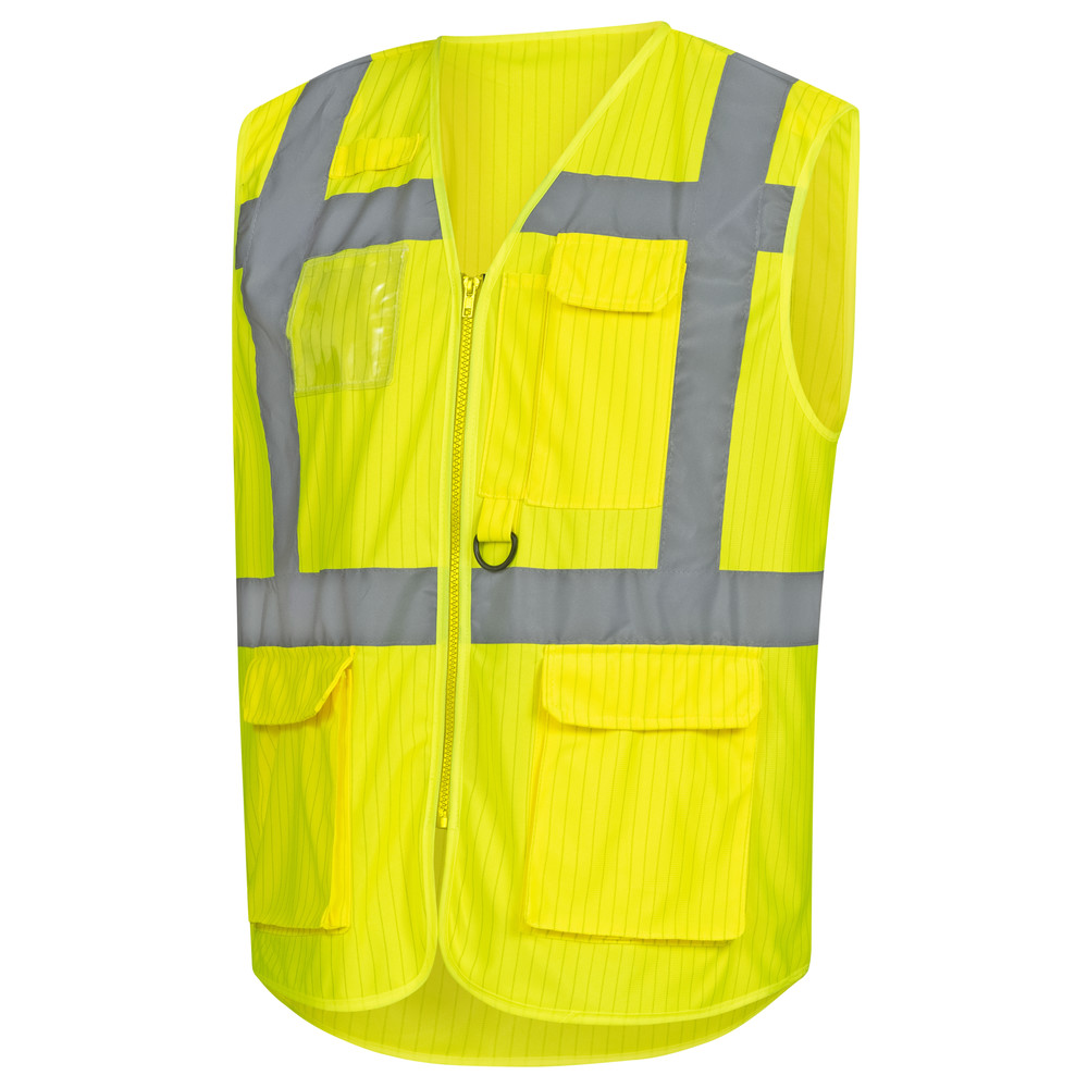 High-visibility vest, neon yellow, S
