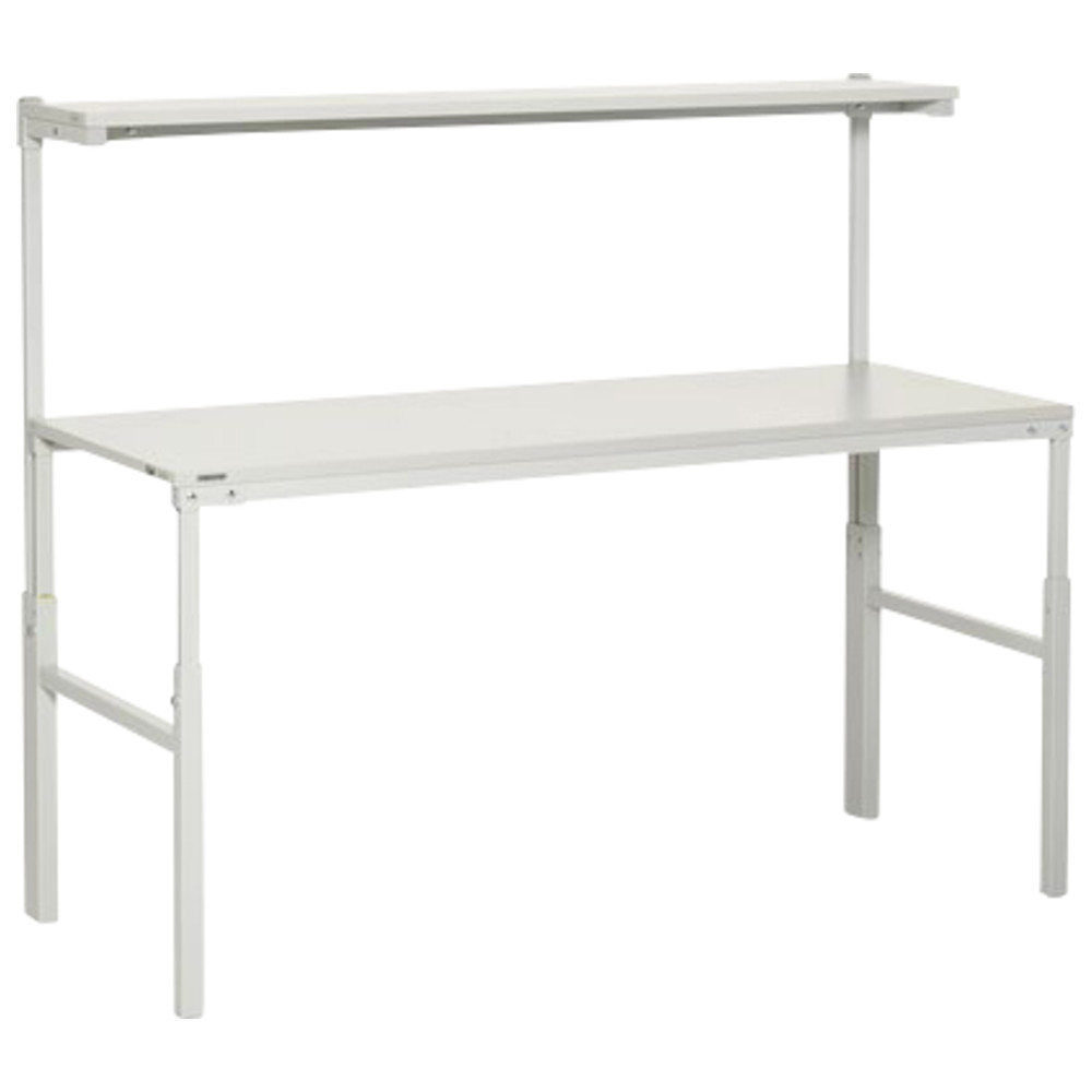 Arbetsbord TPH med hyllplan, ESD, 700 x 1800 mm