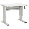 WB workbench, height-adjustable, 800 x 1073 mm, hand crank