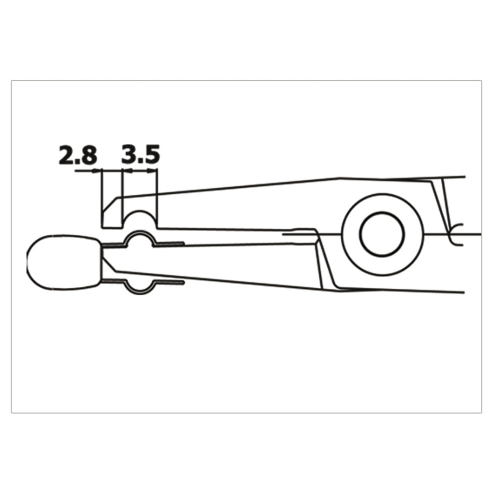 Bending pliers PNG 5000 Ecotec, ESD handles - 2
