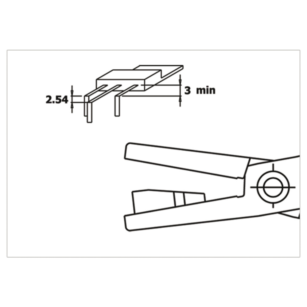 Böjtång PN 5050/6 Ecotec, ESD-handtag - 2