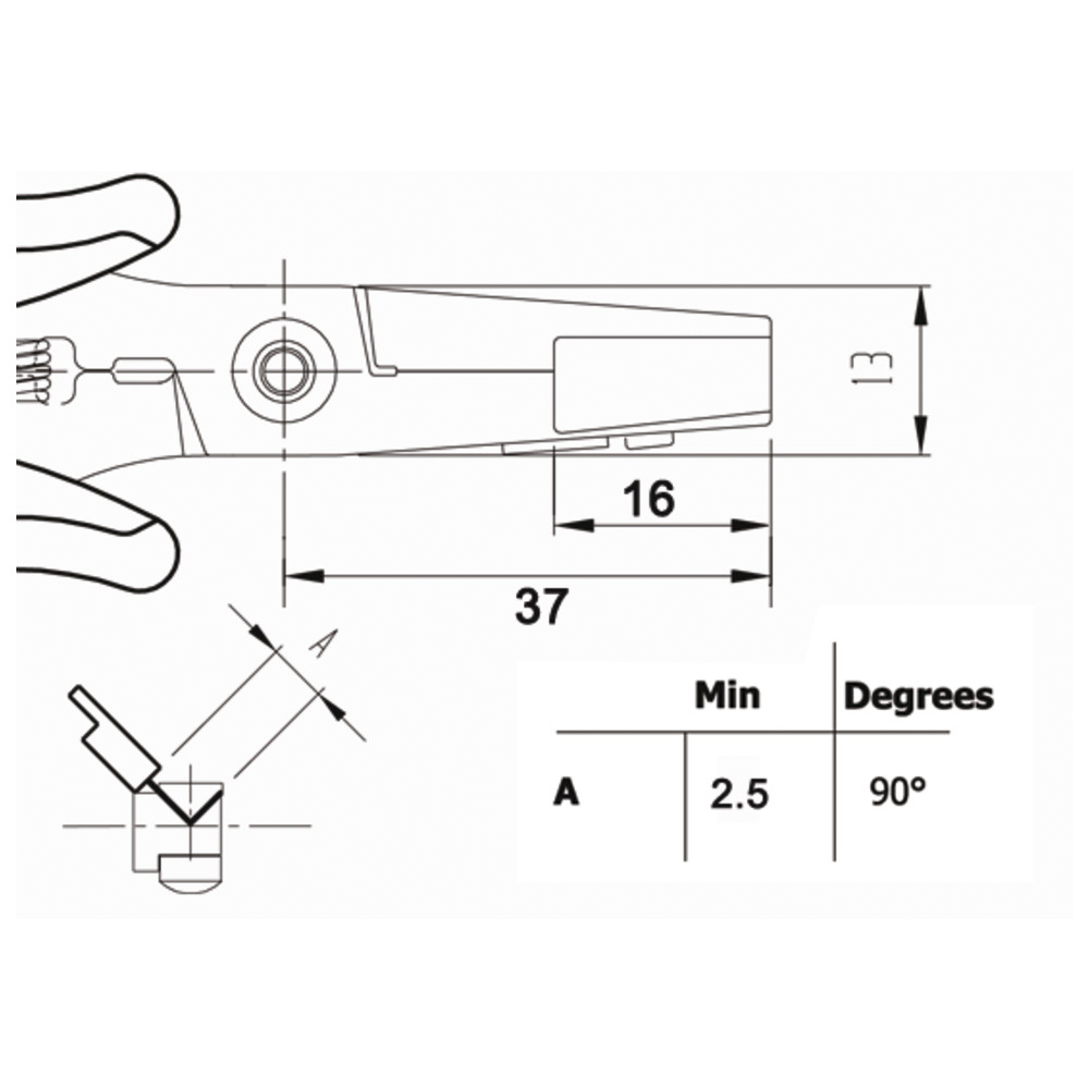 Bending pliers PN 5040/7, ESD handles - 2