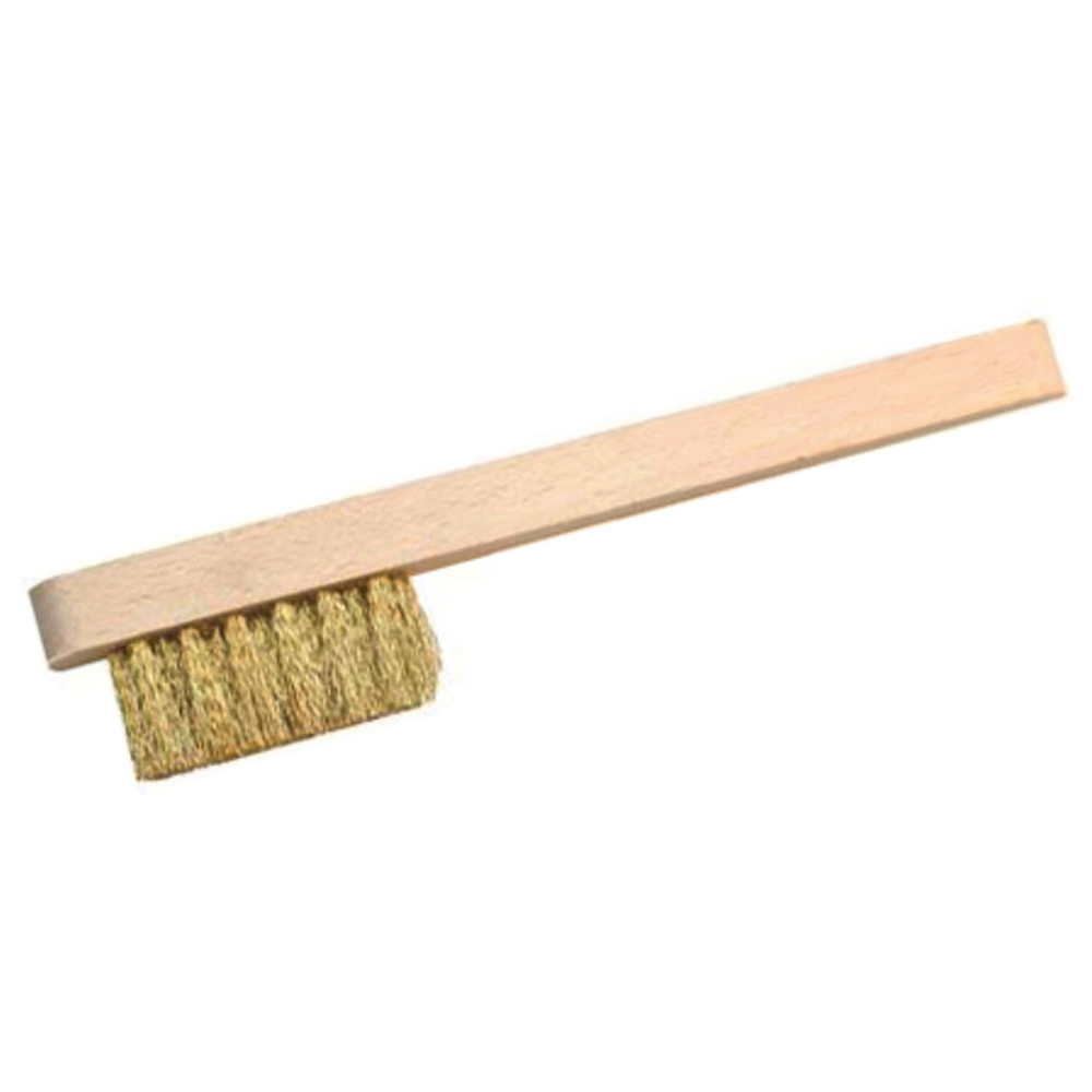 Cleaning brush, for soldering tips and spark plugs, 3 x 6 rows