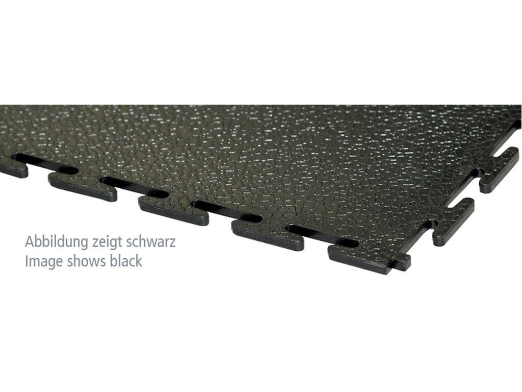 PVC golvplattor, grafit, standard, slät, 4 delar, 500 x 500 x 7 mm